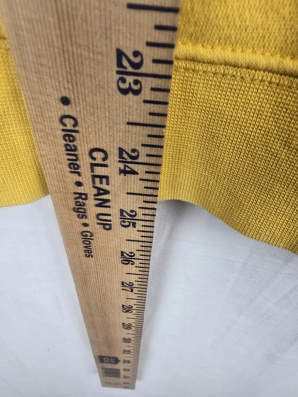 Nike Women's Mustard Yellow Cotton Blend Crewneck Long Sleeve Sweatshirt Sz S
